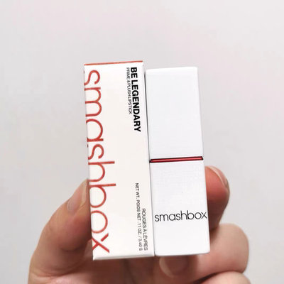 现货 smashbox 新款白管prime 脏橘色口红 out loud 滋润 持久