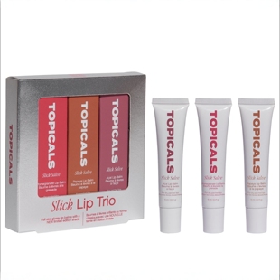 预*定Topicals光泽有色护唇膏3件套装Slick Salve保湿滋润护唇霜