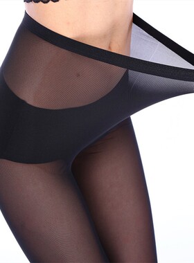 2023夏季新款性感黑色踩脚连裤网袜 女性美腿塑形防勾丝网眼连裤