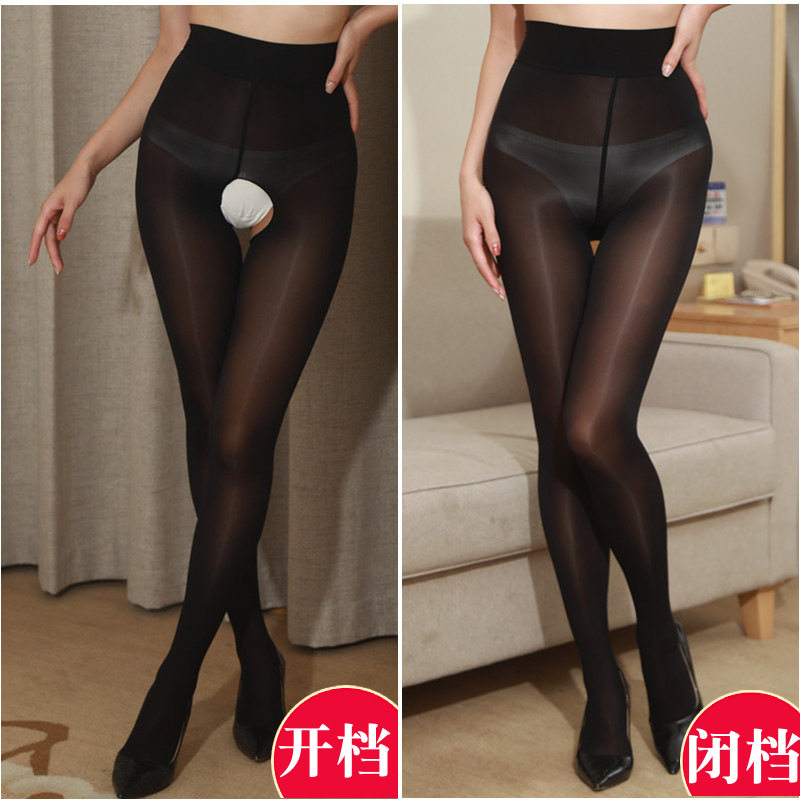 性感开档油光马油袜薄款黑高密油亮袜大尺码光腿神器情趣裤袜,女士内衣/男士内衣/家居服,连裤袜/打底袜,淘宝优惠券,粉丝福利购,淘宝优惠卷