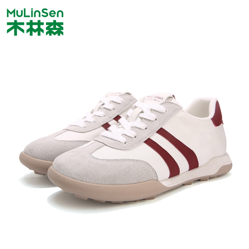 木林森德训鞋女时尚运动休闲鞋