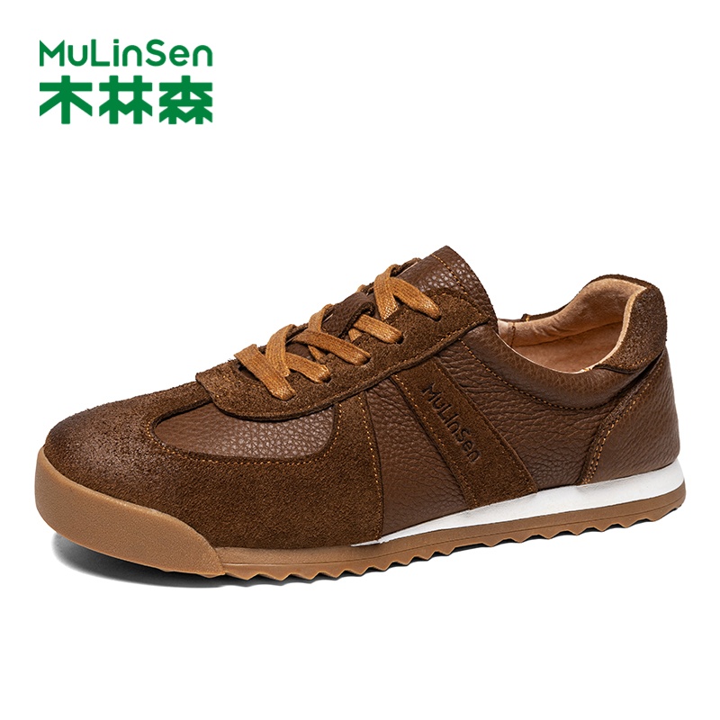 木林森德训男休闲运动阿甘鞋