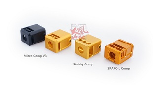 风林火山Glock用Compensator补偿器抑跳器CNC铝合金14mm逆牙