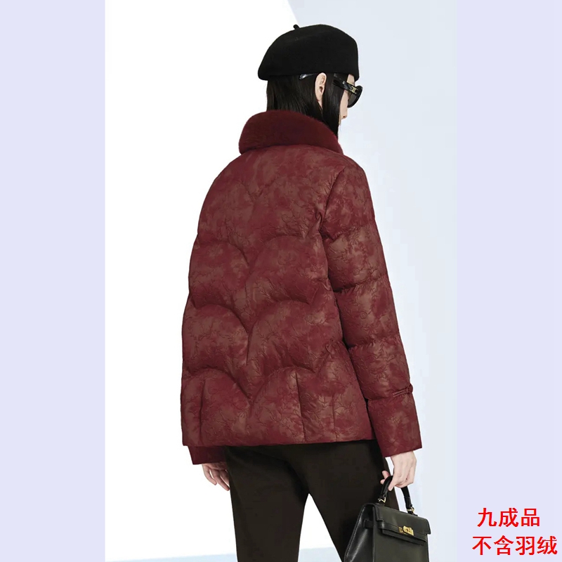 25秋冬羽绒服以旧翻新定制加厚加绒女装常规款面包服ssmm507