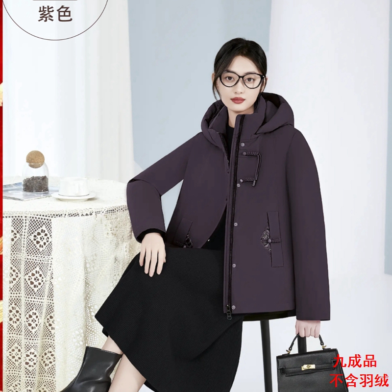 25秋冬羽绒服以旧翻新定制加厚加绒女装脱卸派克服常规款ssmm8806