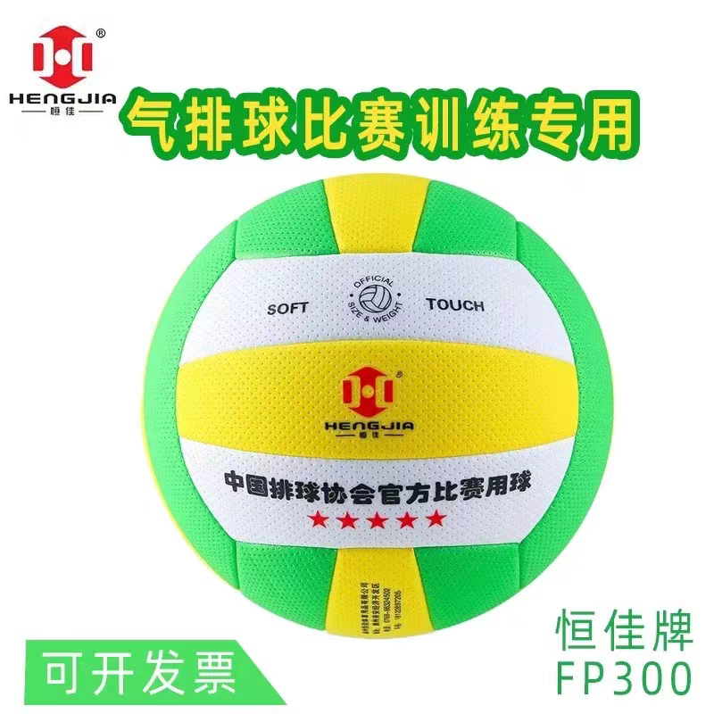 恒佳气排球正品比赛专用fp300国标汽排球7号成人小学生软排球2025