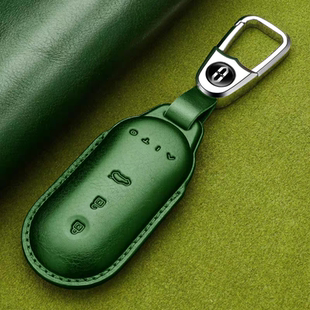 24款华为问界M7钥匙套真皮23款M5高档M5evM9专用车钥匙包壳扣改装