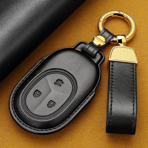 专用蔚来ET5T钥匙套真皮ES8/EC6/ET7/ES6ES7车钥匙包扣壳高挡男女