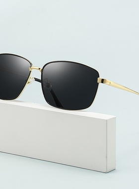 男士变色日夜两用太阳镜驾驶司机镜开车钓鱼方形偏光墨镜潮5099