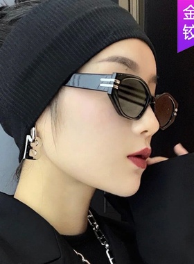 小框不规则太阳镜跑男宋祖儿墨镜明星网红同款凹造型jennie