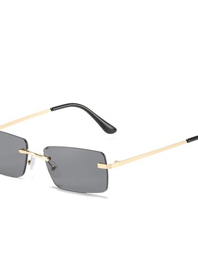 跨境新款复古小方框太阳镜 欧美热卖个性眼镜 方形海洋片墨镜7001