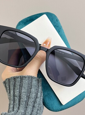 千艾新款TR大框防晒墨镜女素颜遮阳防紫外线太阳镜时尚潮流男墨镜