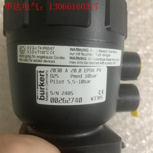 訂貨號2627 burkert D25 請詢價 2030A20
