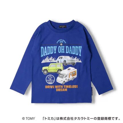 日系新品合作款汽车图案男孩最爱柔软长袖T恤dod