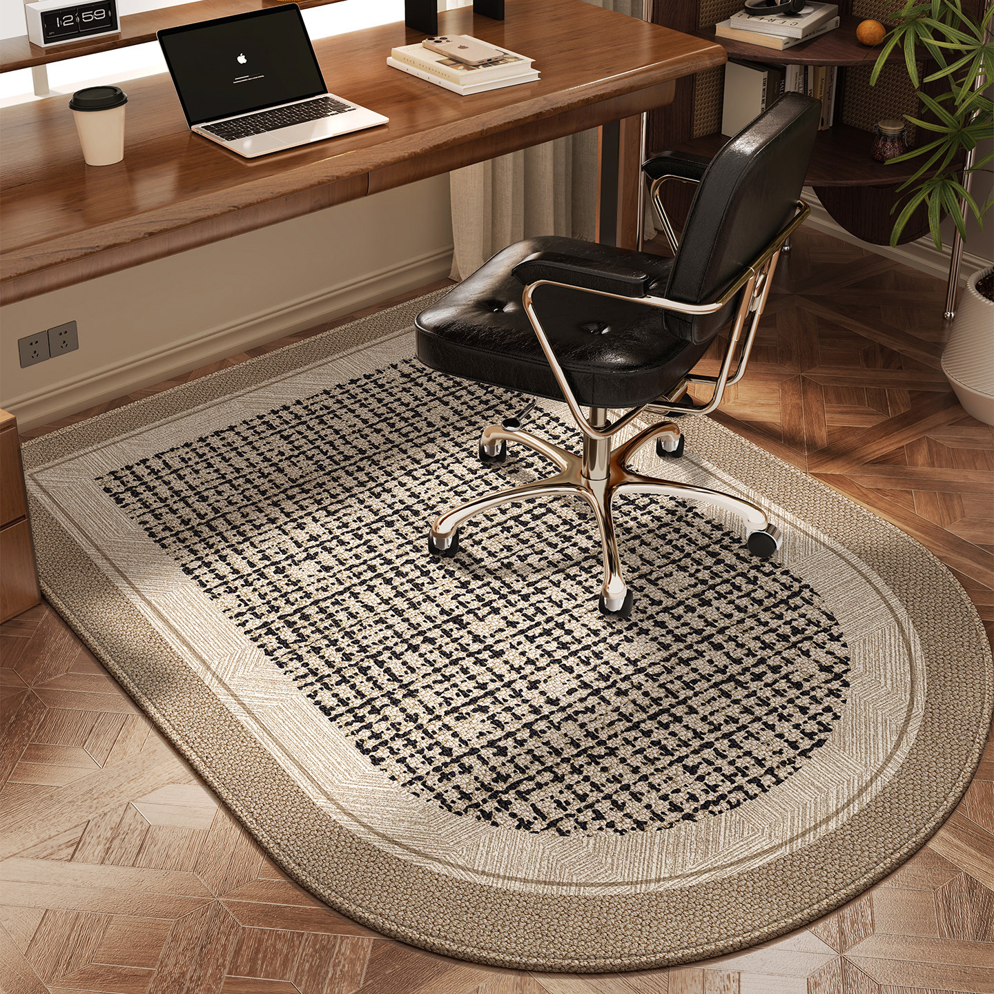 高级拱形地毯电脑椅子地垫衣帽间静音垫转椅办公椅书房防滑脚垫,居家布艺,转椅地垫,淘宝优惠券,粉丝福利购,淘宝优惠卷