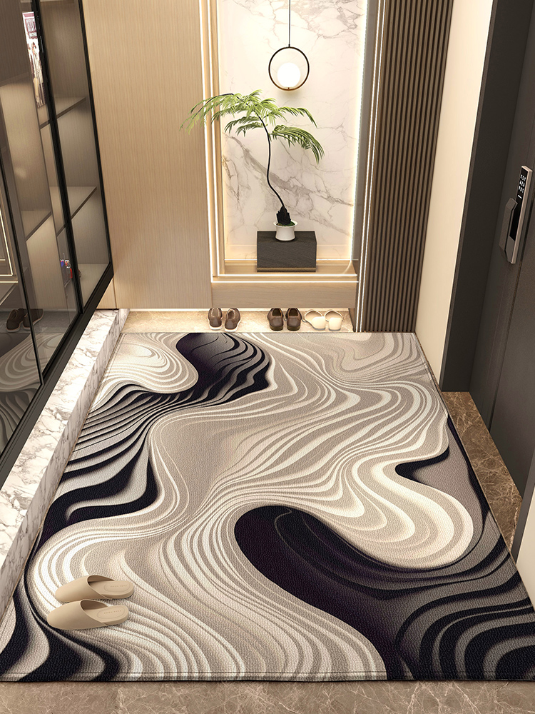 高级感轻奢可裁剪定制进门地垫简约耐脏耐磨进门地垫刮沙家用门垫