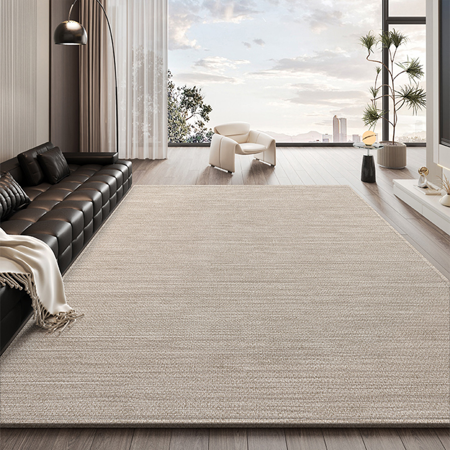 2026新款客厅地毯防水简约高级感现代风茶几毯沙发大面积卧室地垫