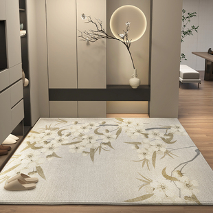 入户门地垫2024新款 中古风入户门垫耐脏高级地垫进门门口脚垫梅花