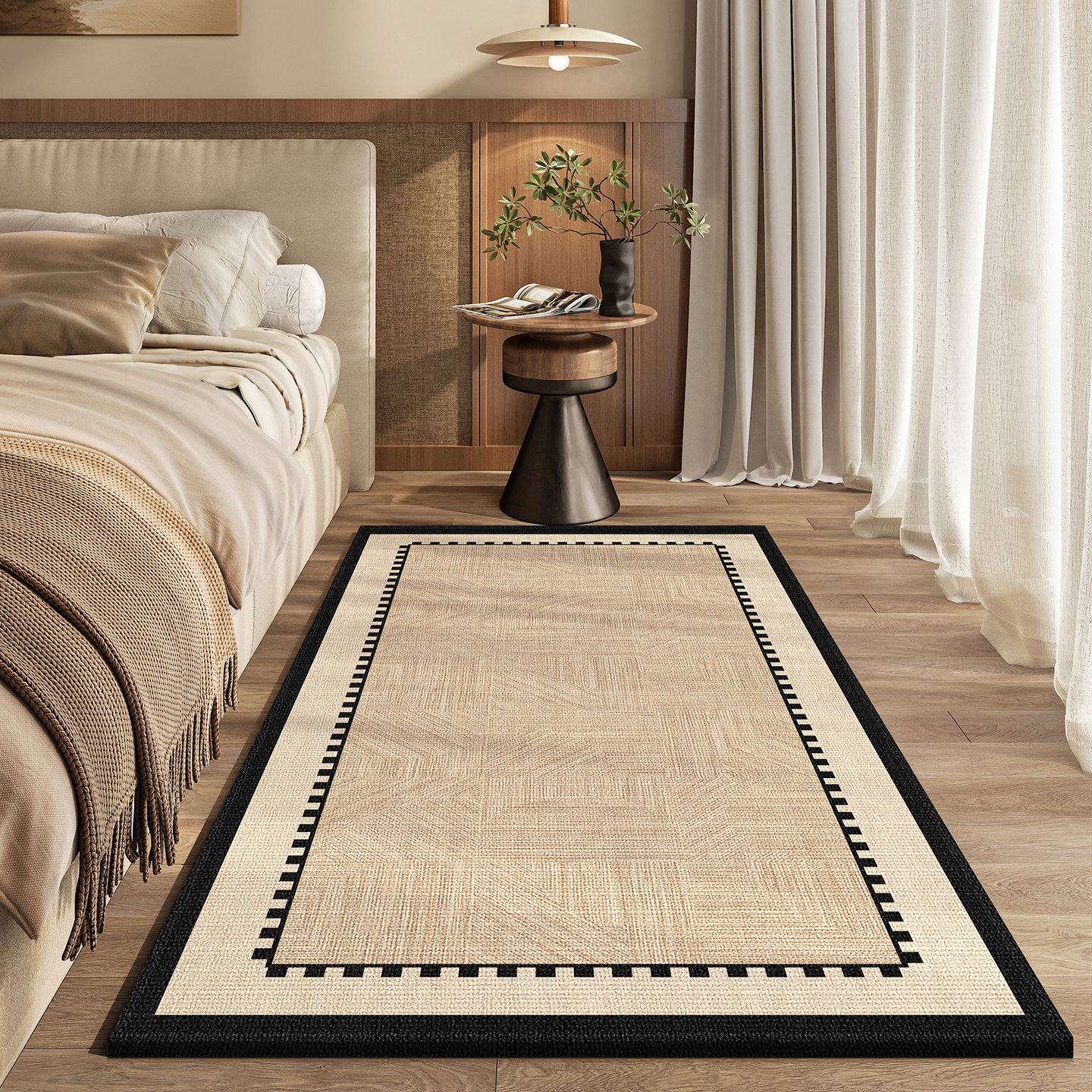 2026新款卧室床边毯客厅地毯沙发茶几垫长条毯子耐磨防滑防水地垫