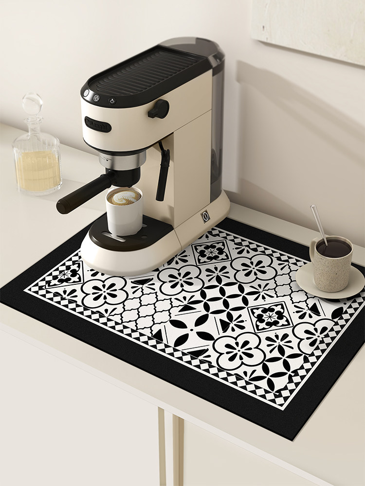 覆古轻奢厨房台面沥水垫硅藻泥速干吸水洗手台水槽桌面防滑碗盆垫,居家布艺,厨房地垫,淘宝优惠券,粉丝福利购,淘宝优惠卷