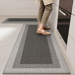 厨房地垫厨房垫地毯防油防水可擦免洗加厚脚垫长条可定制门口垫子