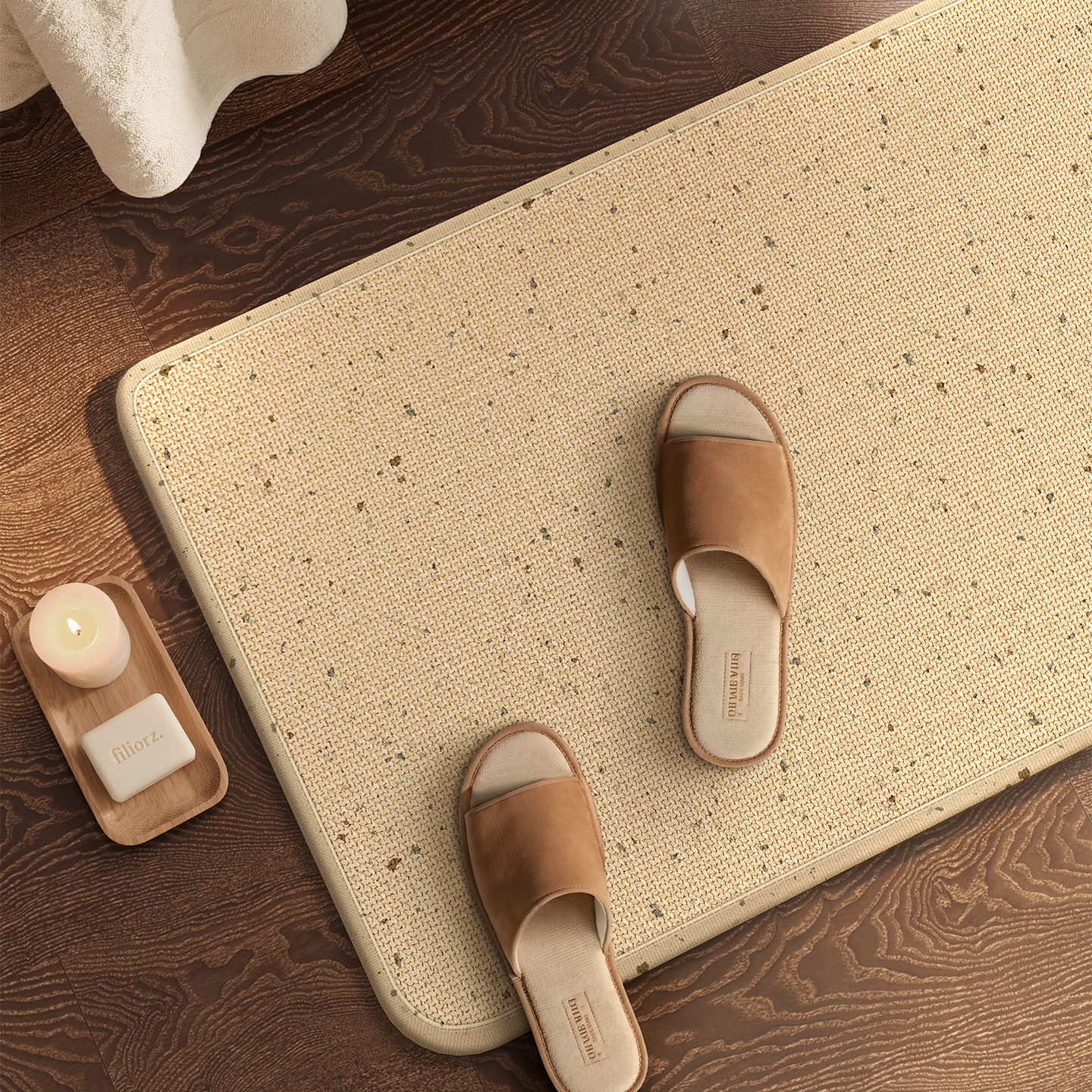 浴室地垫卫生间硅藻泥吸水垫子进门地毯防滑脚垫吸水垫门口防滑垫