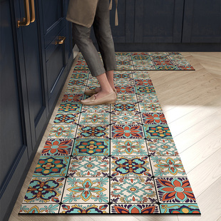 厨房专用硅藻泥地垫可擦免洗脚垫吸水防污防滑门垫免清洗地毯软垫