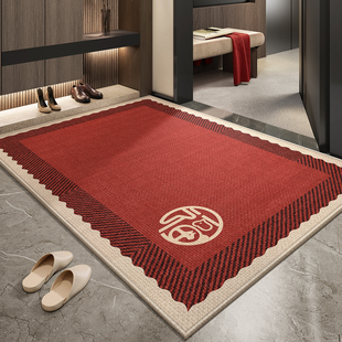 入户门地垫门垫进门2026新款门口家用脚垫地毯红色门外室外防滑垫