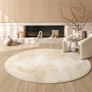 摇摇椅专用地垫圆形客厅免洗可擦椅子地毯卧室沙发躺椅电脑椅脚垫