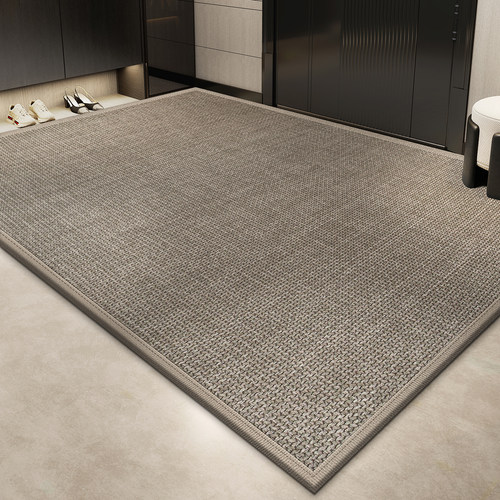 新款入户门地垫编织门垫入户脚踏垫进门耐脏客厅满铺地毯门口脚垫