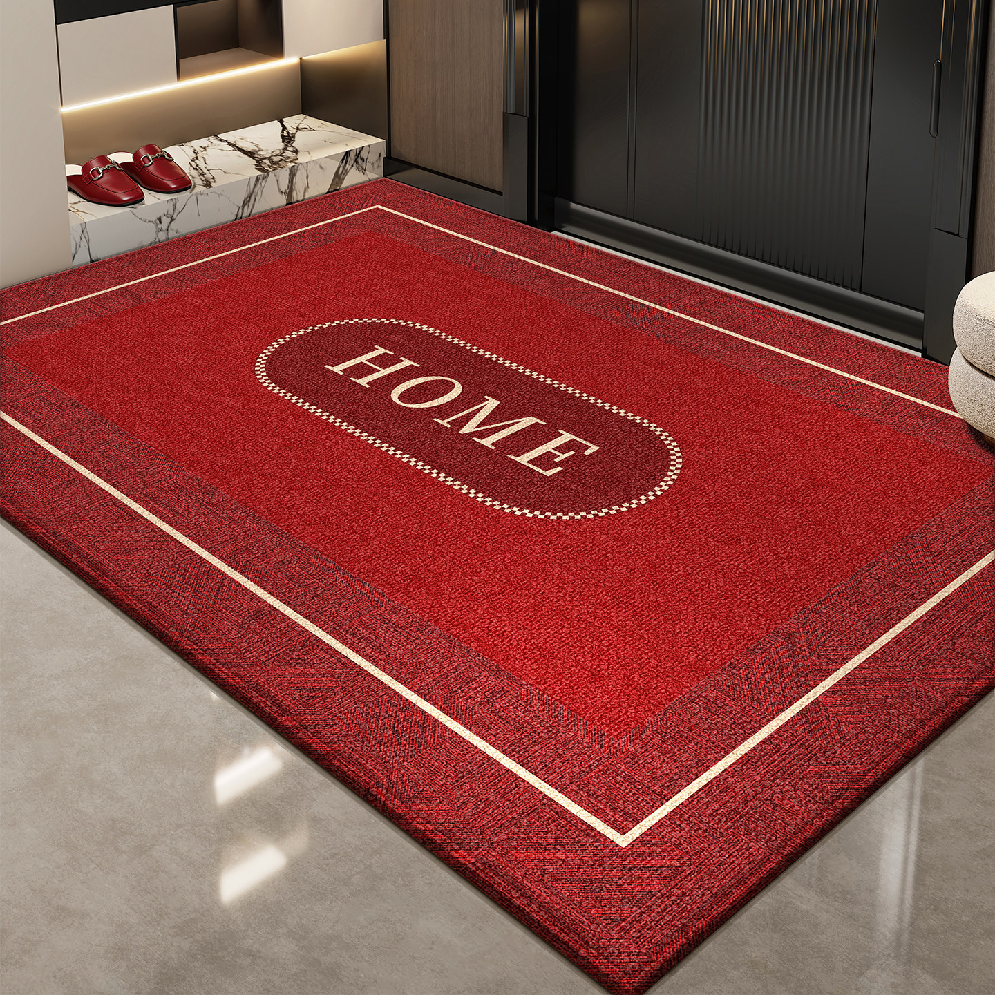 高端入户门地垫别墅门口入户脚垫门外新年乔迁新居喜庆红地毯门垫,居家布艺,入户地垫,淘宝优惠券,粉丝福利购,淘宝优惠卷