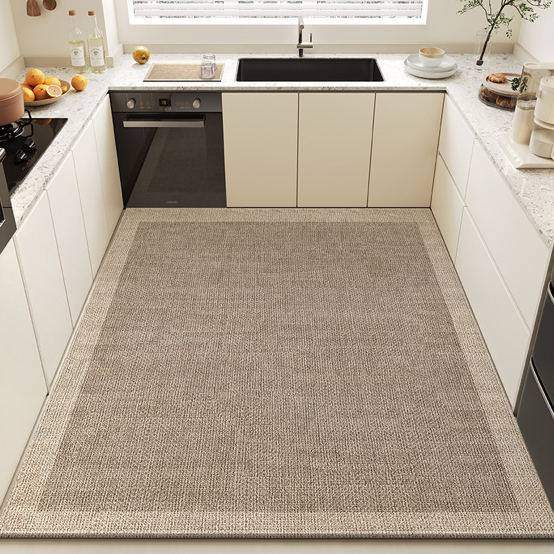 2026新满铺厨房防滑垫防油防水耐脏地垫大尺寸门垫地毯脚垫可裁剪,居家布艺,厨房地垫,淘宝优惠券,粉丝福利购,淘宝优惠卷