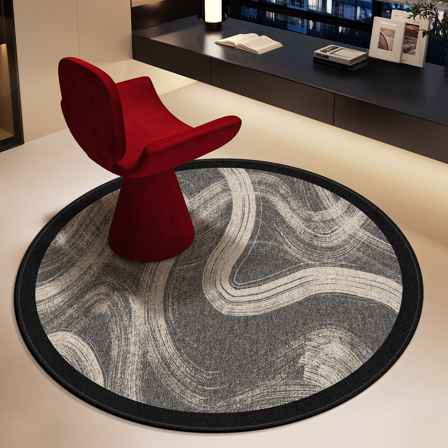 轻奢高级感圆形地毯客厅现代简约北欧家用卧室转椅地垫沙发茶几毯,居家布艺,地毯,淘宝优惠券,粉丝福利购,淘宝优惠卷