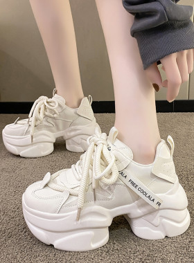 厚底老爹鞋女港风增高休闲运动鞋