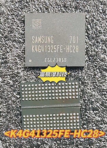 Samsung/三星全新原装显存颗粒4G