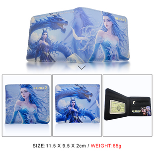 敖闰魔童闹海动漫周边二次元 3D动漫钱包 卡通可爱学生爆款 网红同款