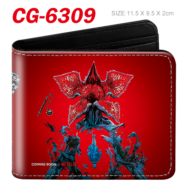 怪物奇语第五季周边拉链短款对折钱包男女学生高清凹凸网红3D钱包