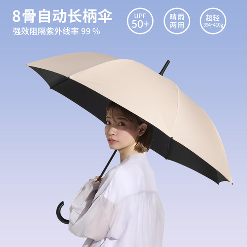 黑胶太阳伞防紫外线遮阳伞晴雨伞