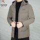 中年男士 新款 冬季 羽绒棉服外套休闲商务连帽棉衣加厚爸爸 啄木鸟