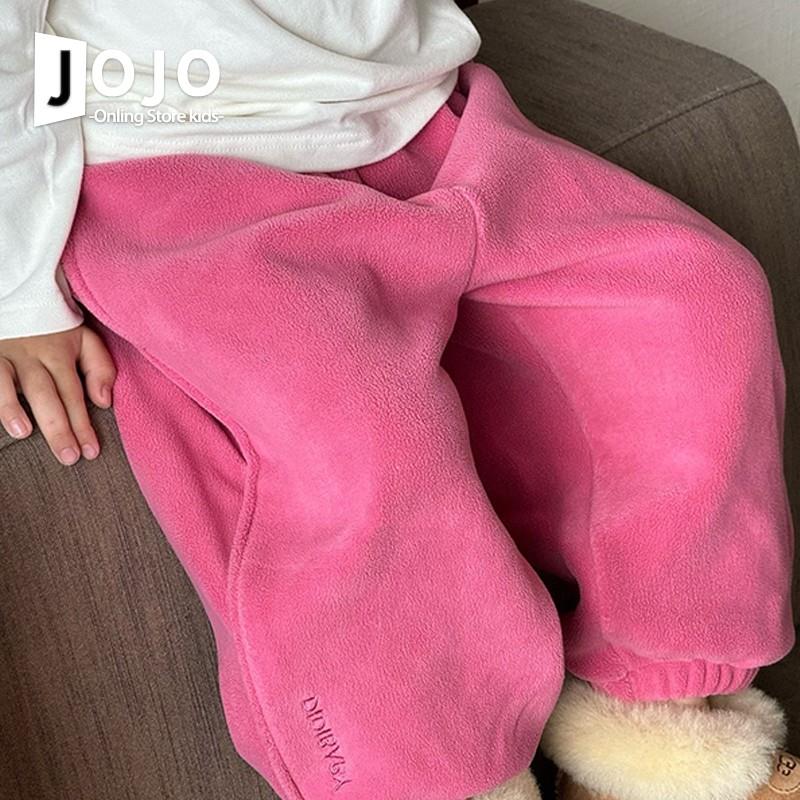 韩系童装女童玫红色裤子