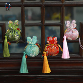 龙年古风香囊端午随身锦缎香包挂件龙角小香袋包包挂饰压襟小礼物