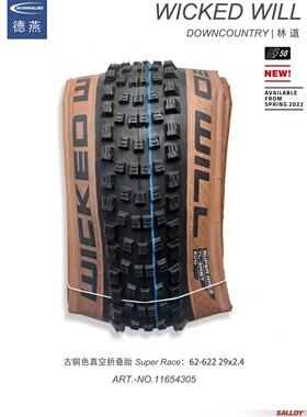 schwalbe世文Nobby Nic WICKED WILL SHREDDA 29寸山地车折叠车胎