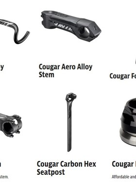 controltech Cougar TUX EXL公路碳破风弯把立碗组前后飘可调座管