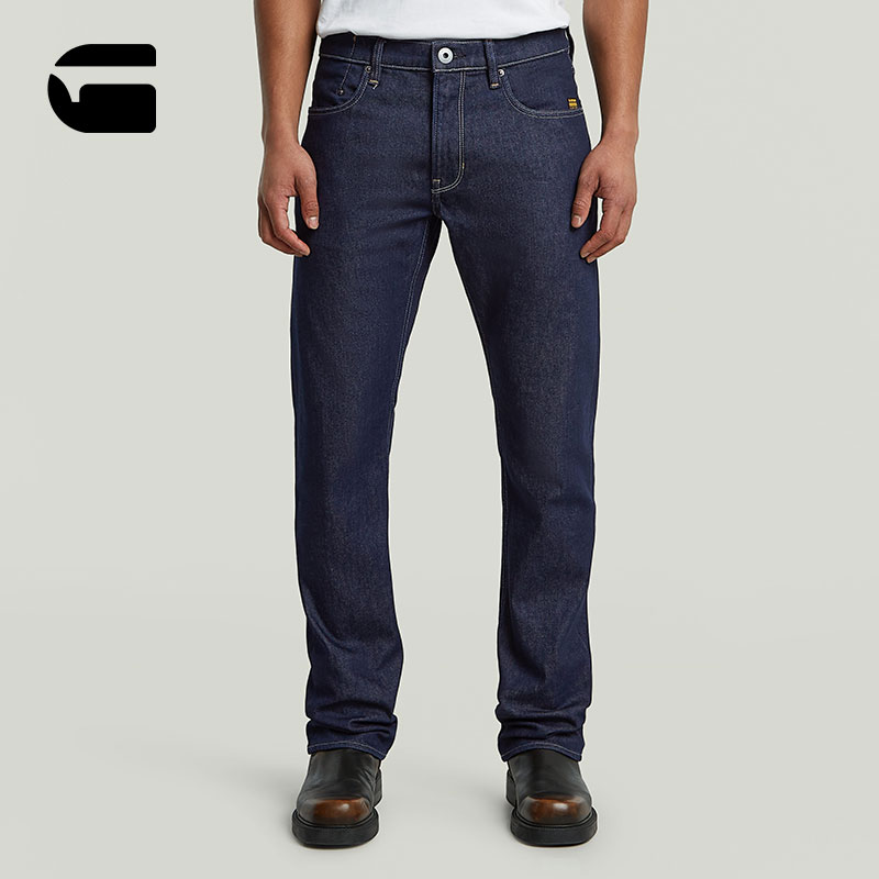 G-STAR男士直筒牛仔裤