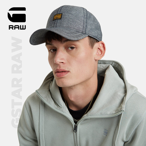 G-STARRAW男女弯檐棒球帽