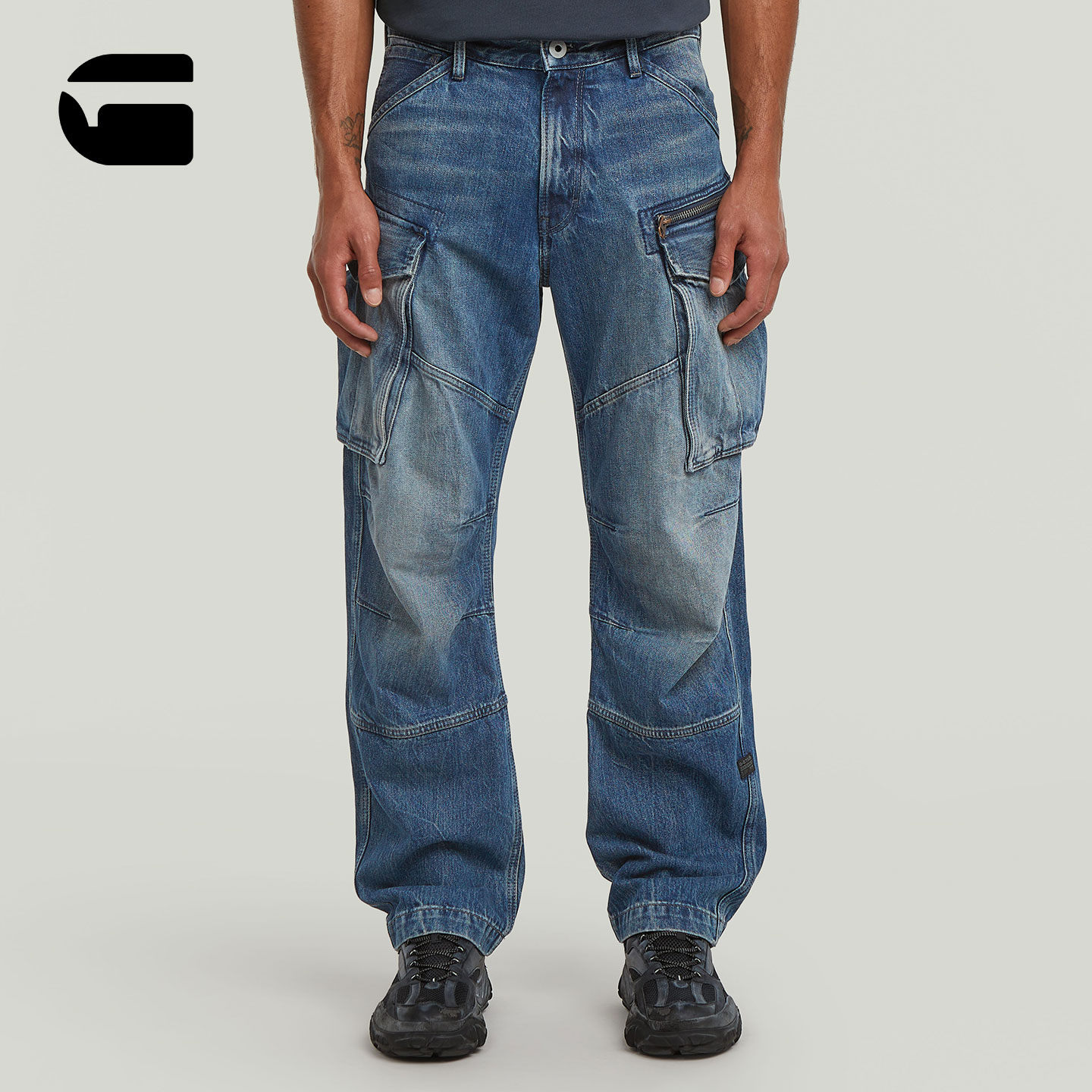 G-STARRAW厚款宽松13oz牛仔裤