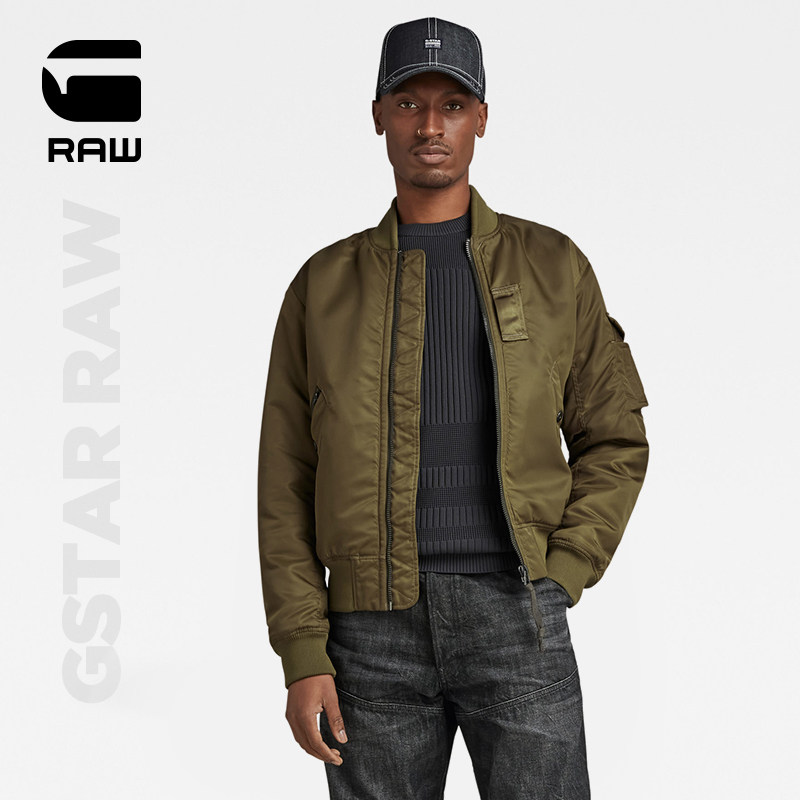 G-STAR RAW G-A1防风防泼水时尚飞行员厚夹克男士秋冬D23624