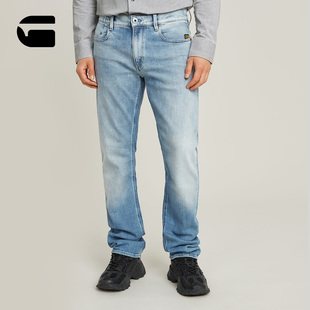 G-STAR RAW男士简约牛仔裤Mosa直筒痞帅风美式潮流裤子男D23692