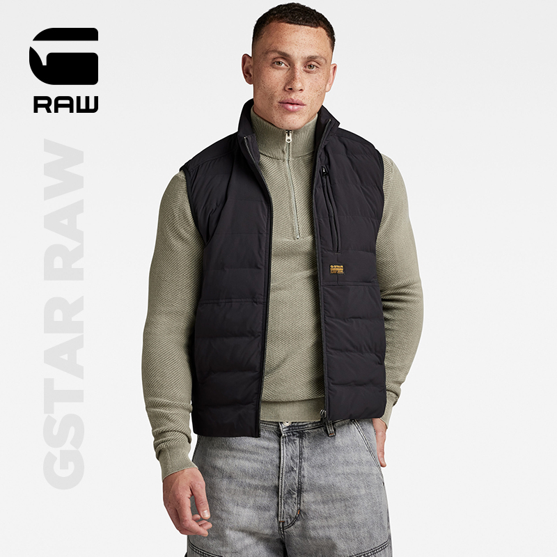 gstar休闲保暖马甲背心