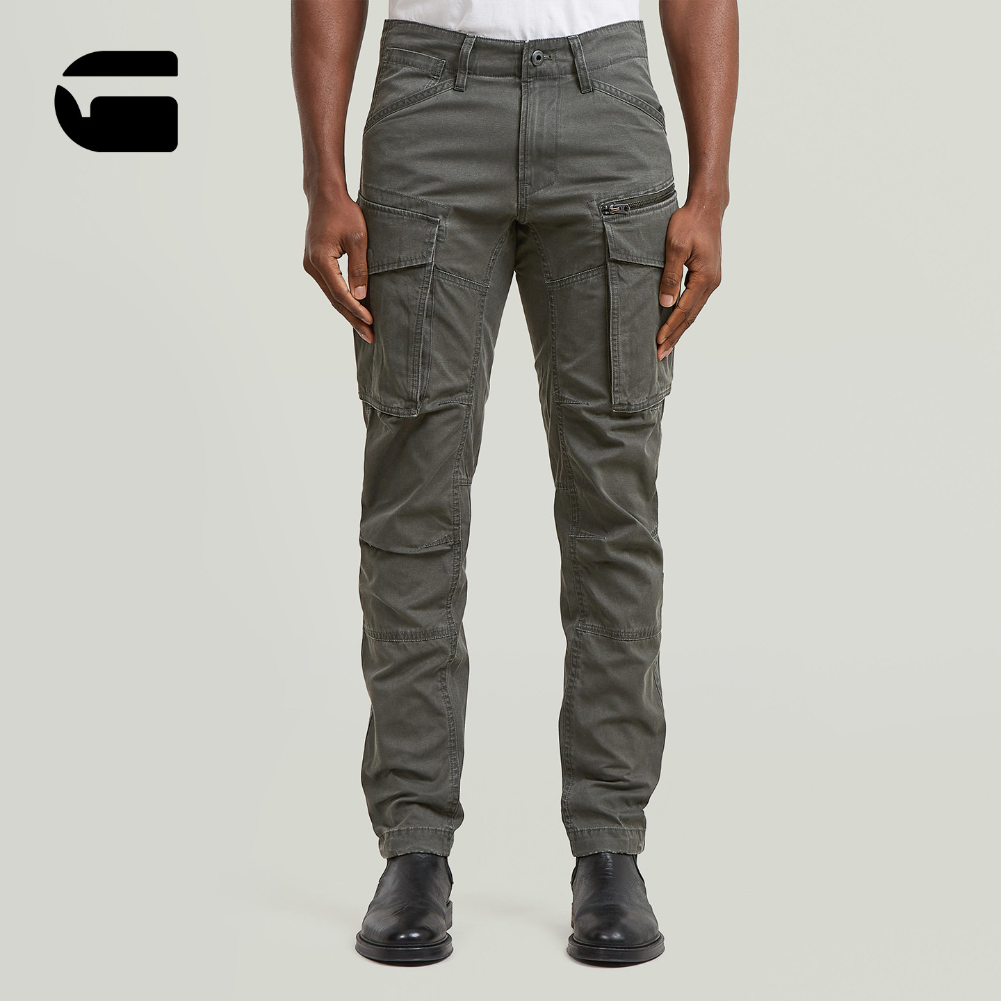 G-STAR26新品Rovic拉链3D低腰帅气男士锥形春装时尚休闲裤D02190